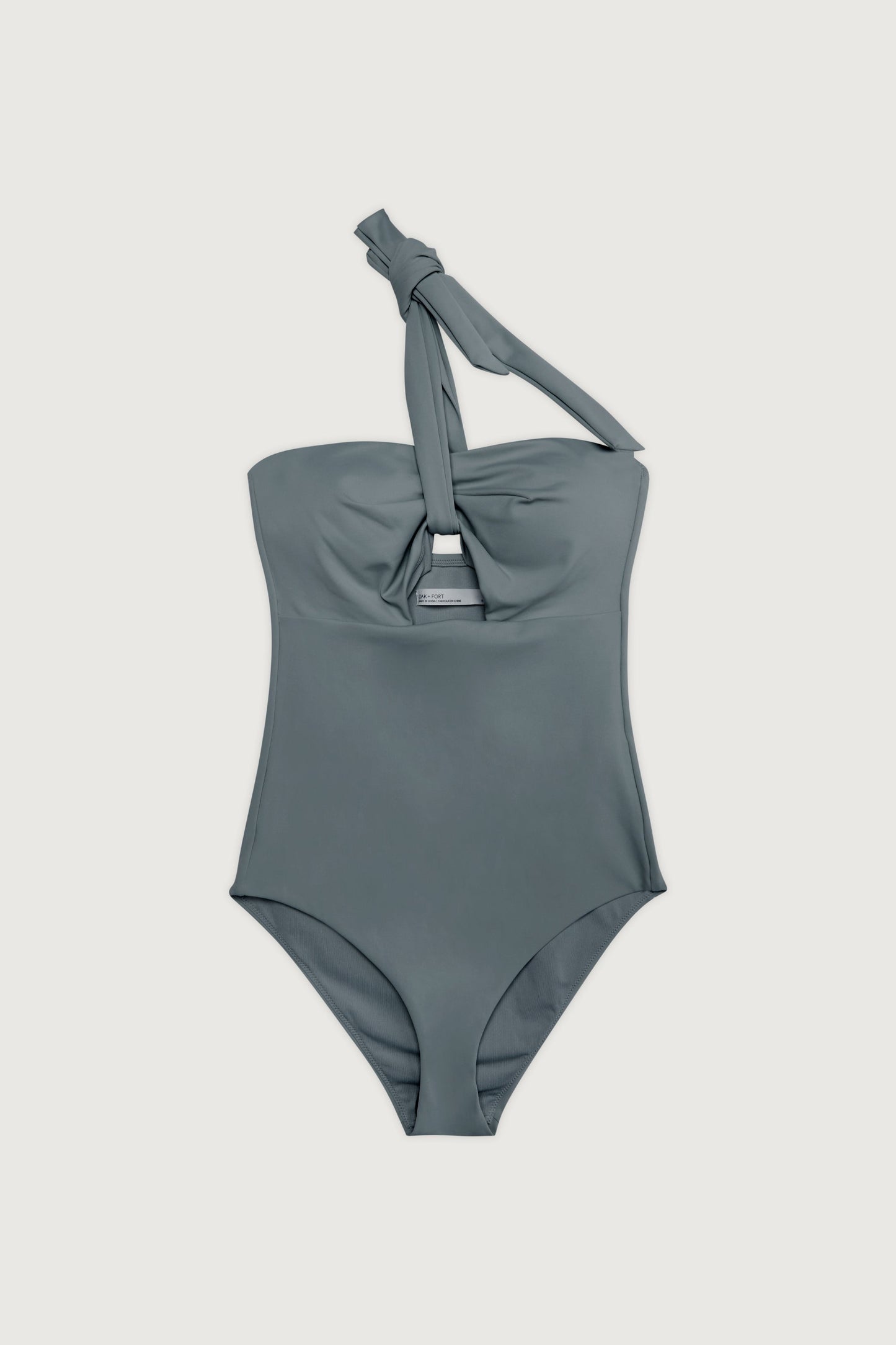 CUTOUT HALTERNECK SWIMSUIT