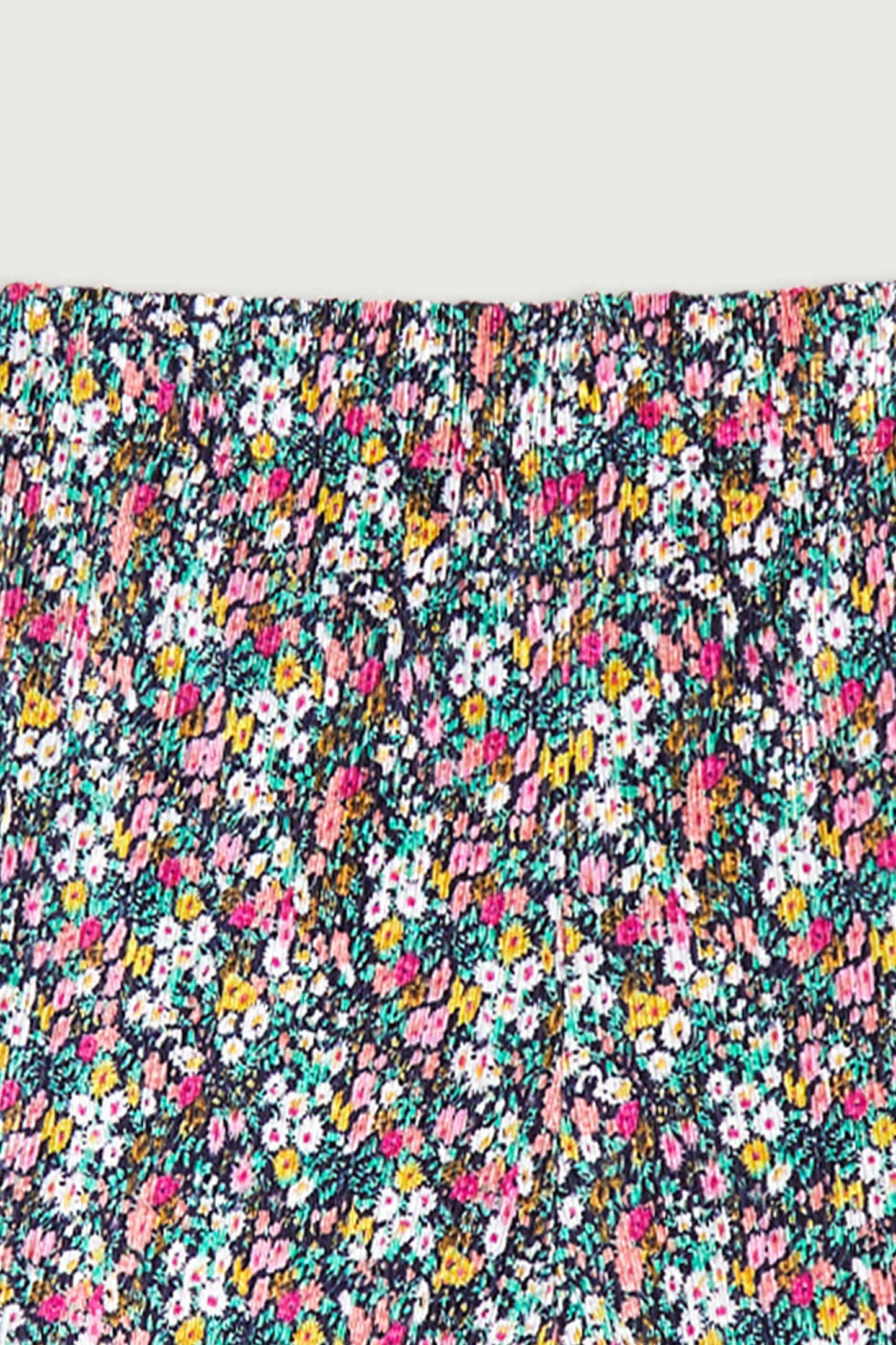 PLEATED FLORAL PANT