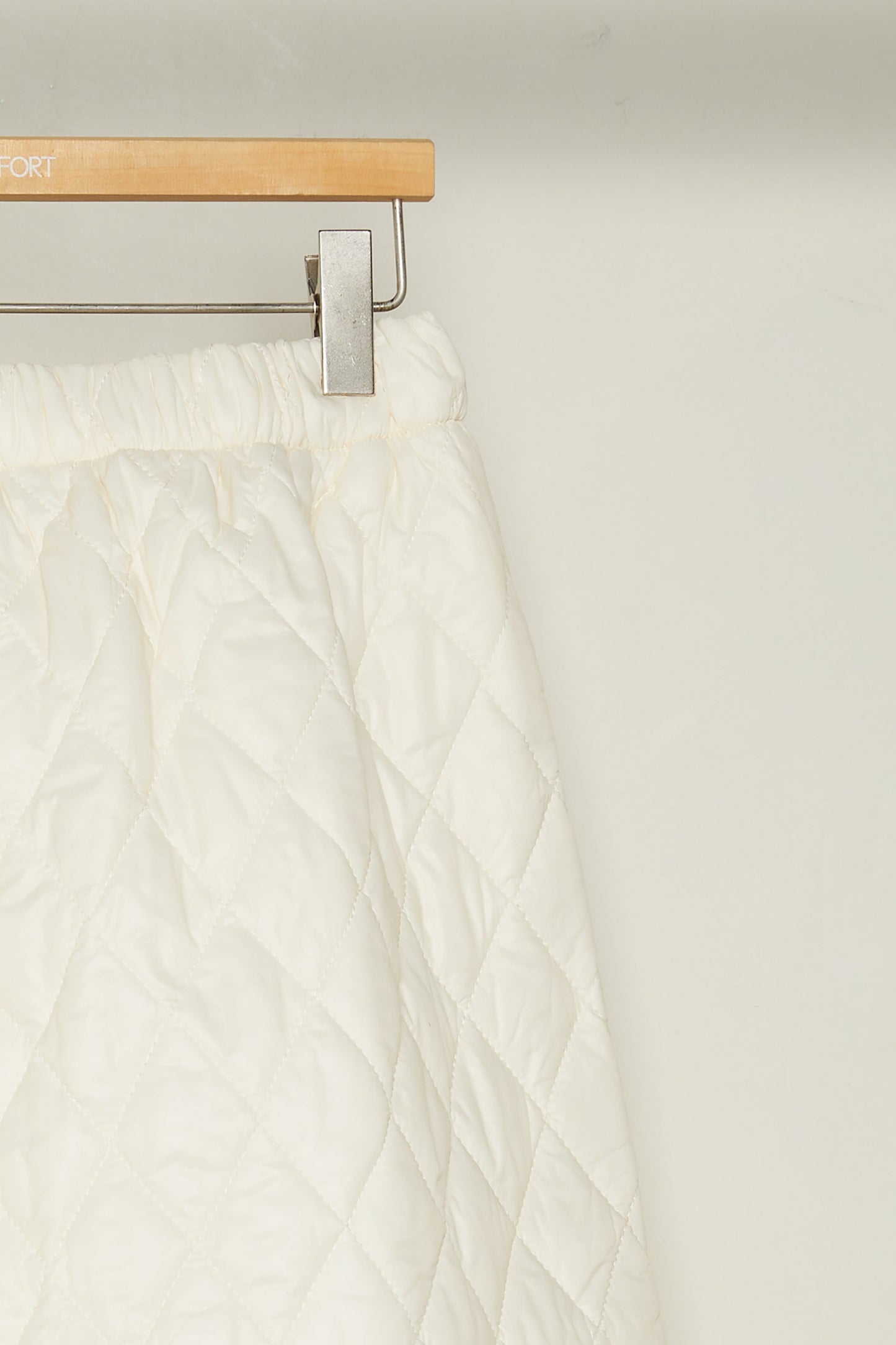 QUILTED MIDI SKIRT