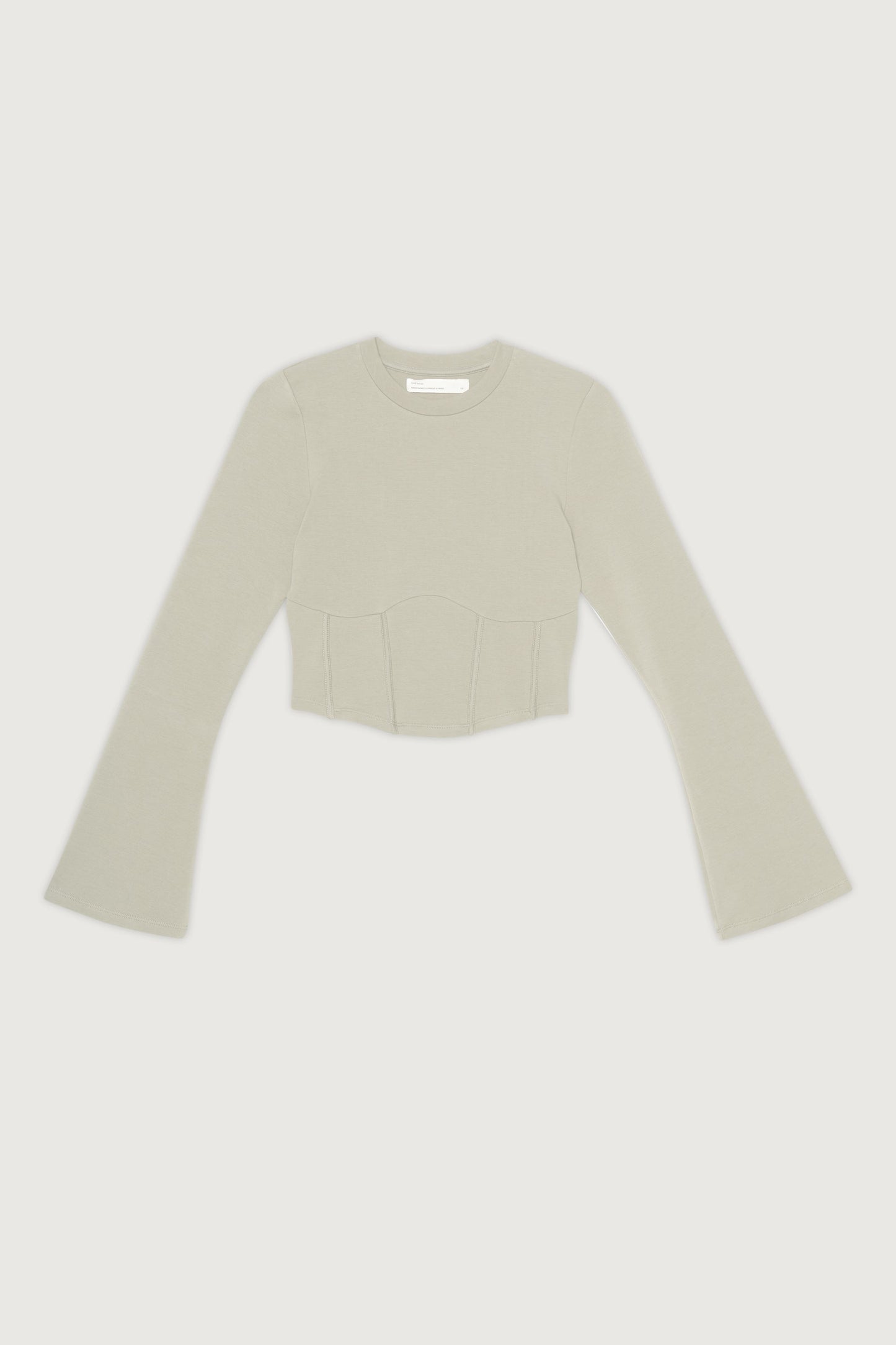 CORSET LONG SLEEVE TOP