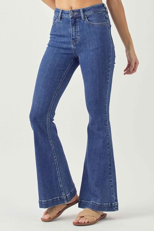Randy Dark Wash Denim Flare Jeans
