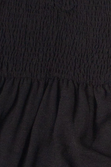 Smocked Top Strapless Maxi Dress