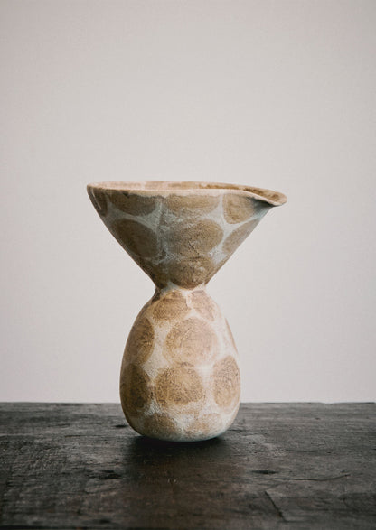 Linnan Ye Hand Thrown Sculptural Vase | Stone/Multi