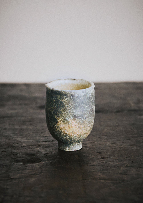 Linnan Ye Hand Thrown Cup | Stone Green