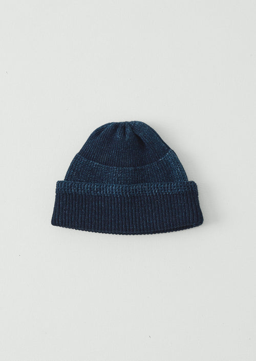 Rototo Knitted Beanie | Indigo
