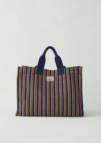 Moismont Stripe Cotton Bag | Blue Multi