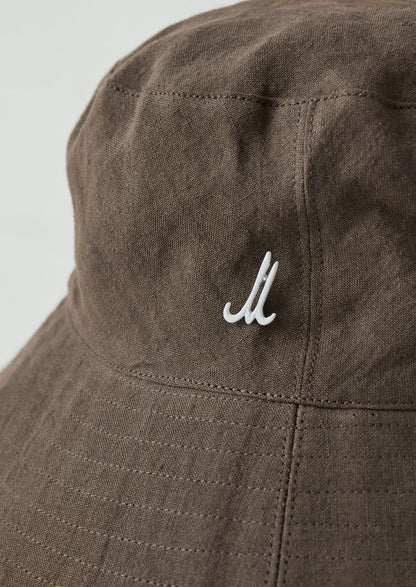 Muehlbauer Japanese Linen Sun Hat | Coffee