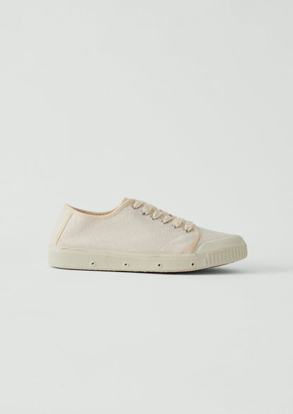 Spring Court Heavy Twill Plimsolls | Ecru