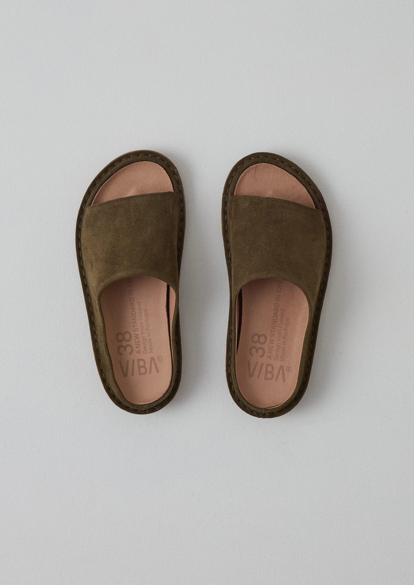 Vibae Open Toe Sandals | Olive