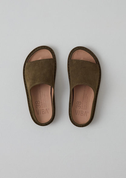 Vibae Open Toe Sandals | Olive