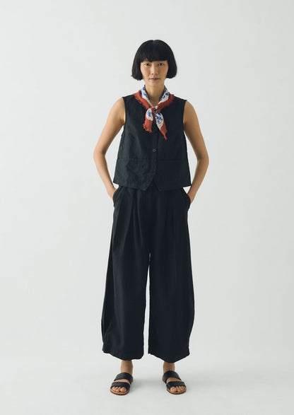 Market Fish Linen Bandana | Ecru