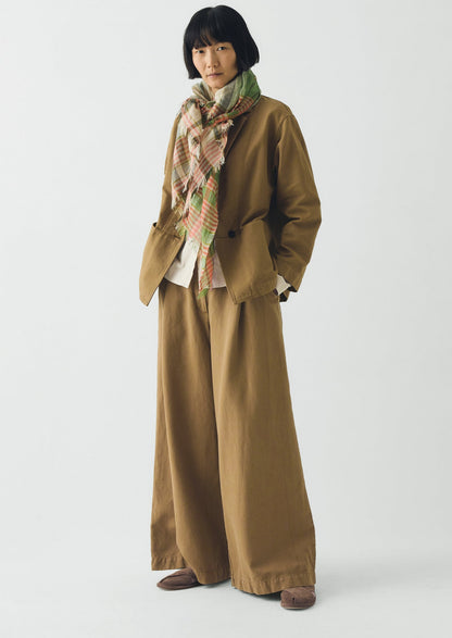 Mixed Stripe Scarf | Avocado Rind/Jade