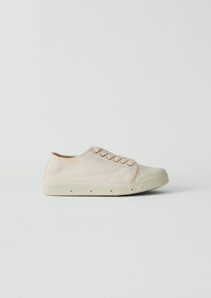 Spring Court Twill Plimsolls | Ecru
