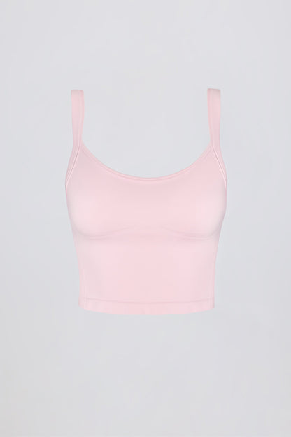 Super Sculpt Seamless Longline Camisole Top in Soft Pink