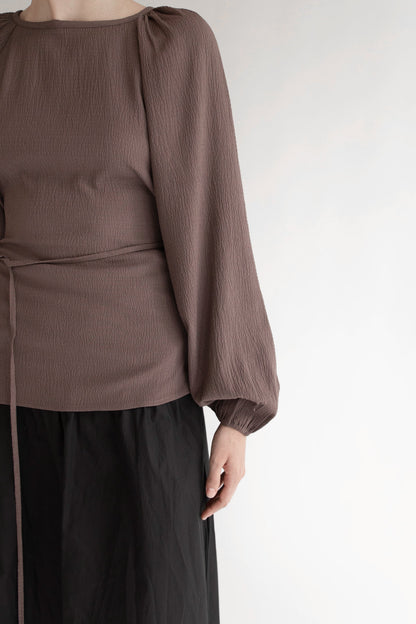 BALLOON SLEEVE TOP