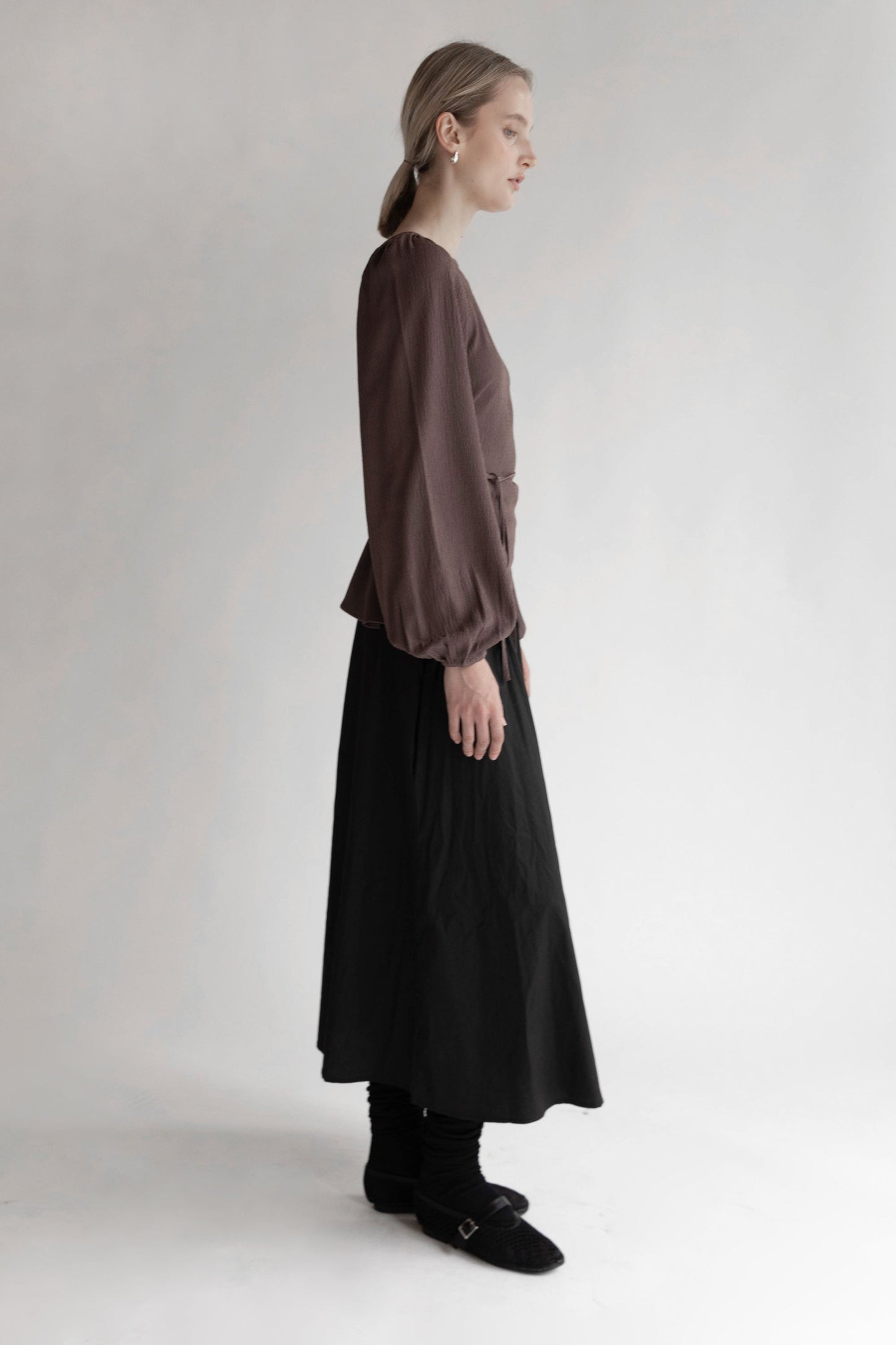 BALLOON SLEEVE TOP