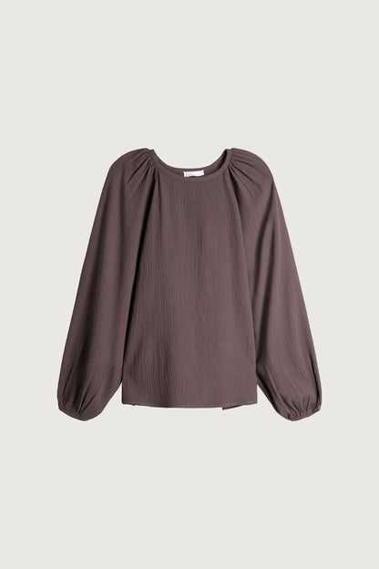 BALLOON SLEEVE TOP