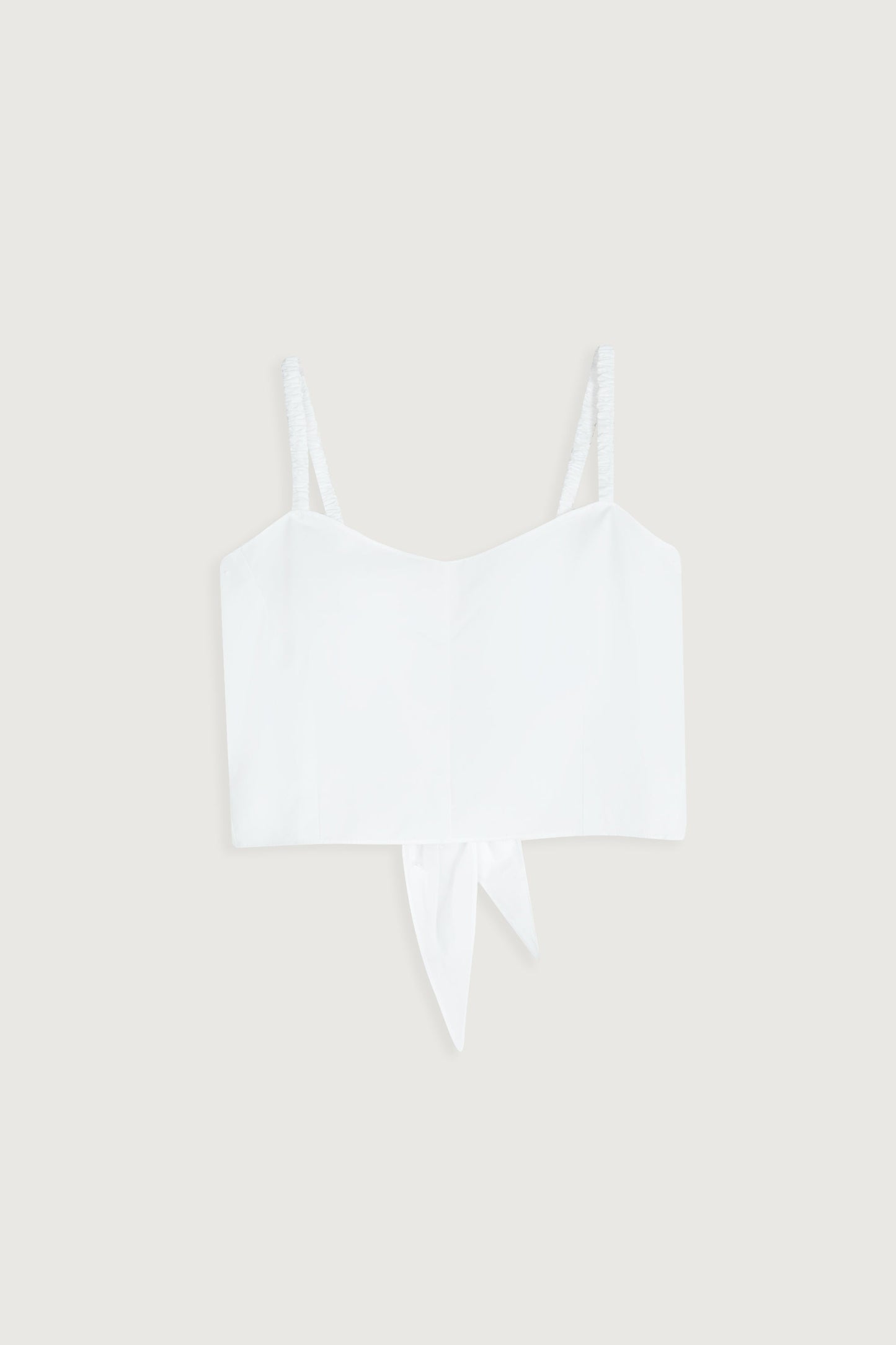 CROPPED TANK WITH TIES