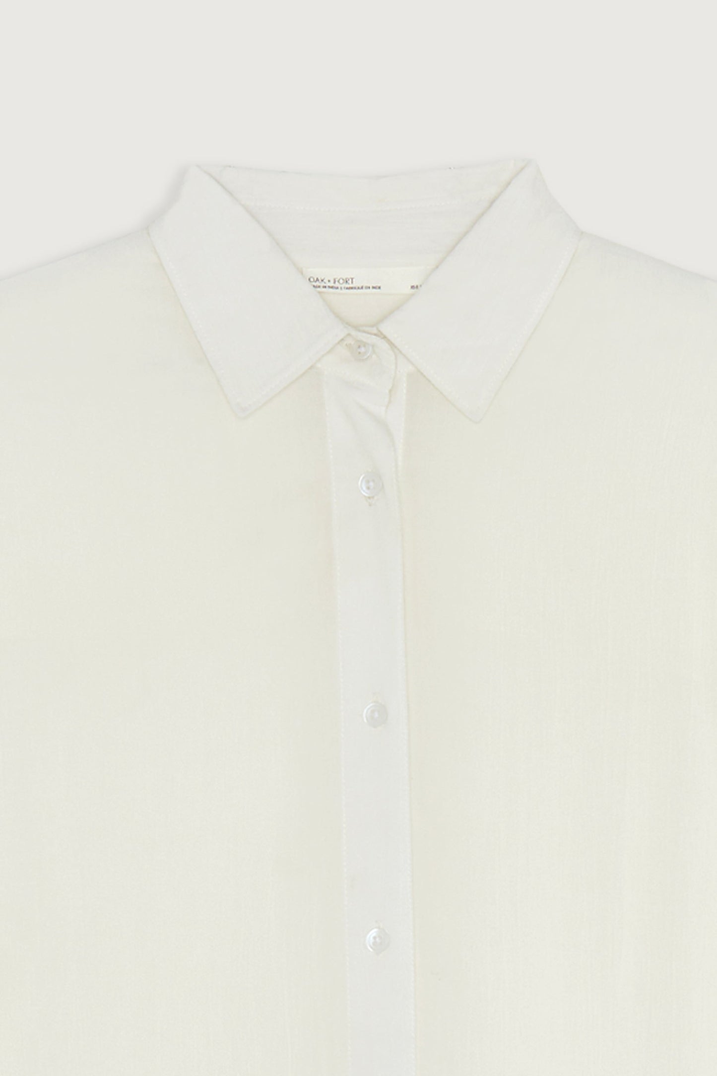 CRINKLED MID-LENGTH SHIRT