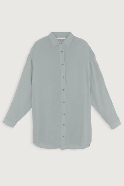 CRINKLED MID-LENGTH SHIRT