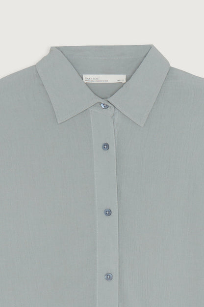 CRINKLED MID-LENGTH SHIRT