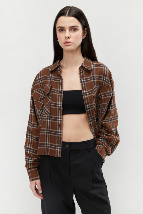 OVERSIZED PLAID SHIRT