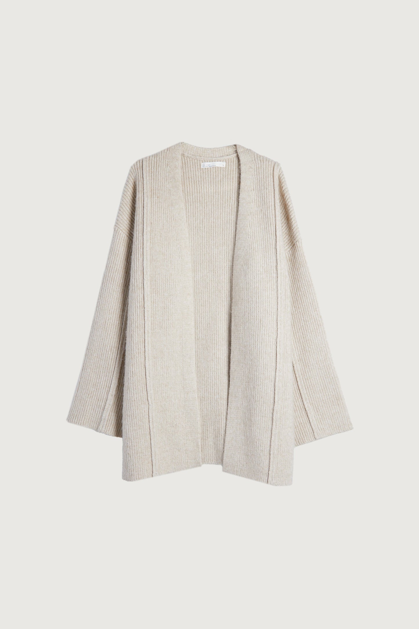 OPEN FRONT CARDIGAN