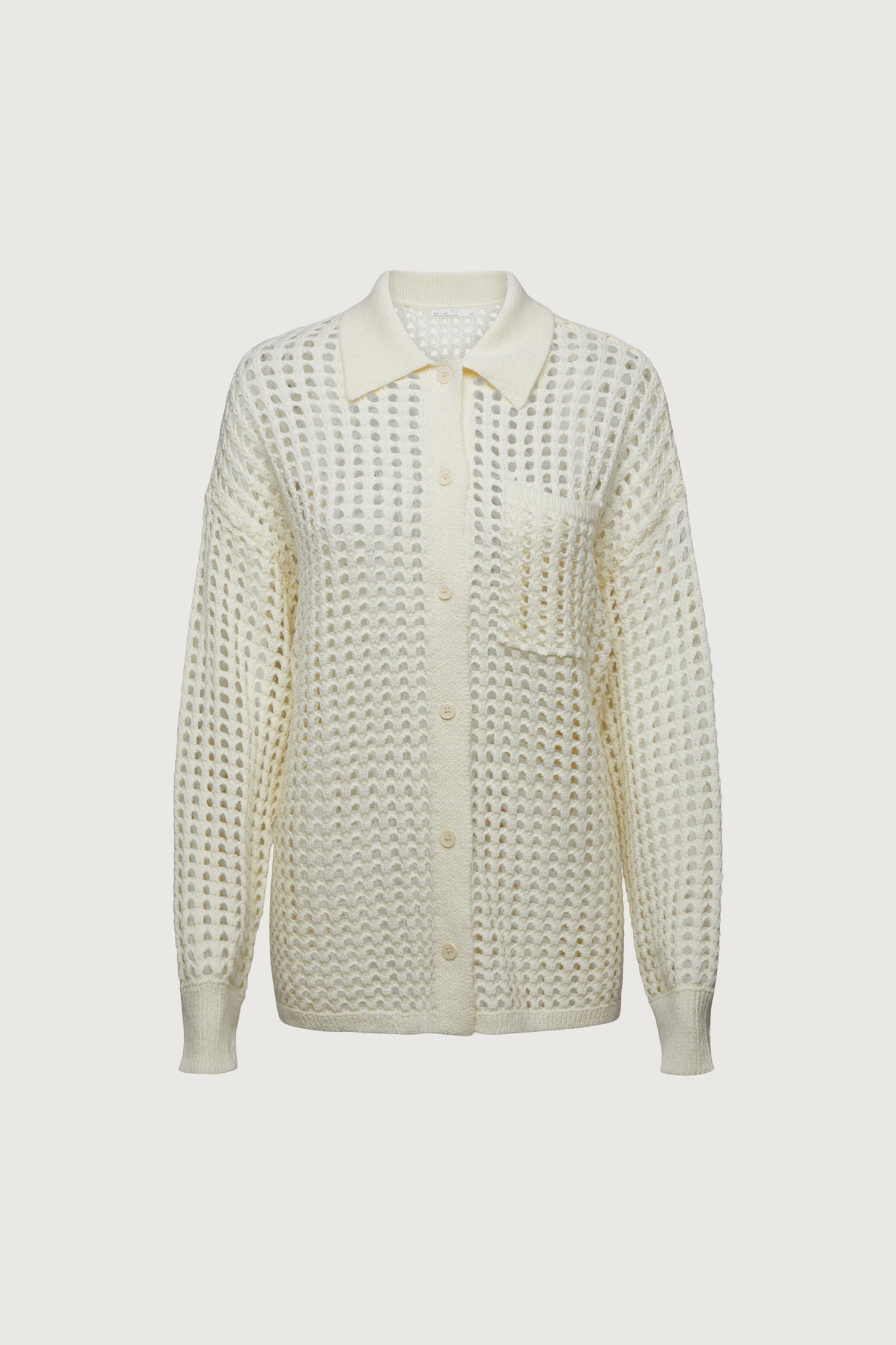 CROCHET COLLARED COVERUP