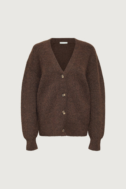 OVERSIZED BUTTON FRONT CARDIGAN
