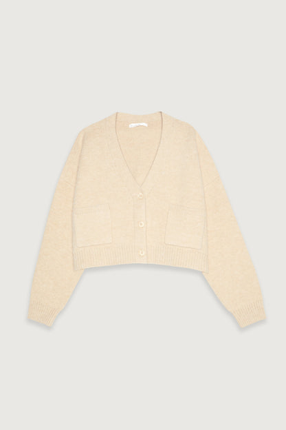 OVERSIZED CROPPED CARDIGAN