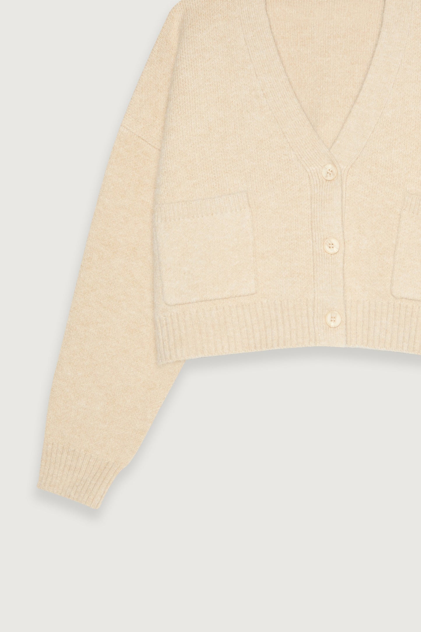 OVERSIZED CROPPED CARDIGAN