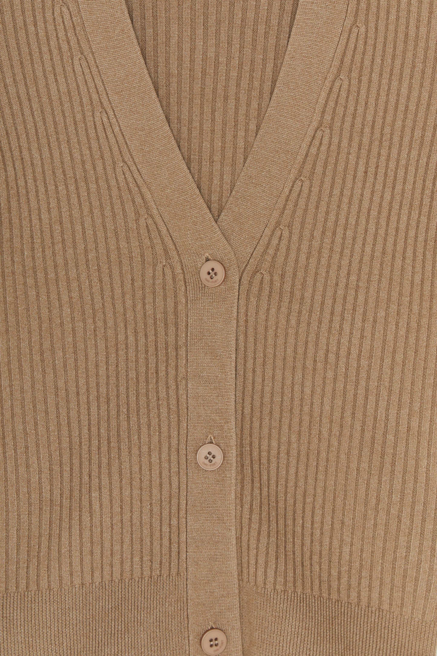 PUFFY SHOULDER CARDIGAN