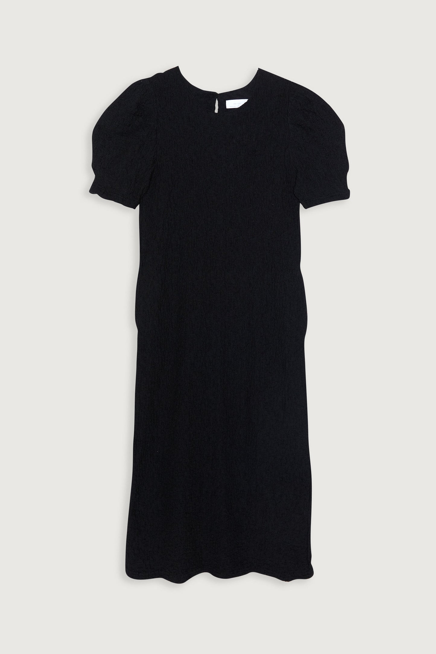 CRINKLED MIDI DRESS