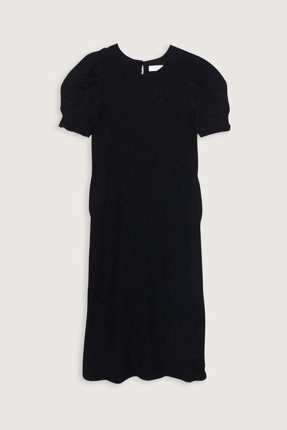 CRINKLED MIDI DRESS