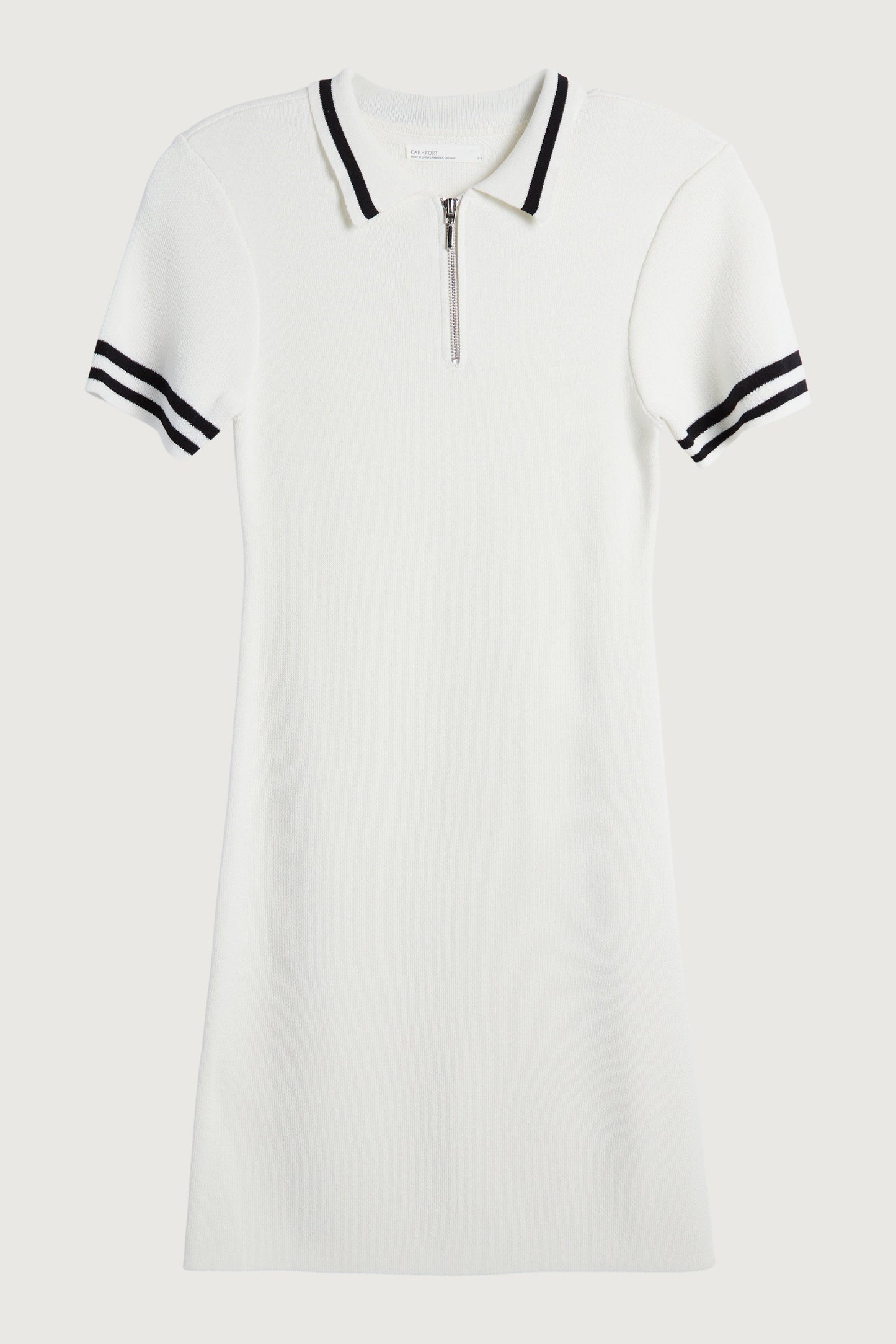 MINI KNIT COLLARED DRESS