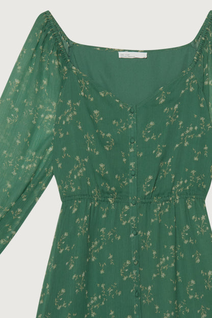 FLORAL MIDI DRESS
