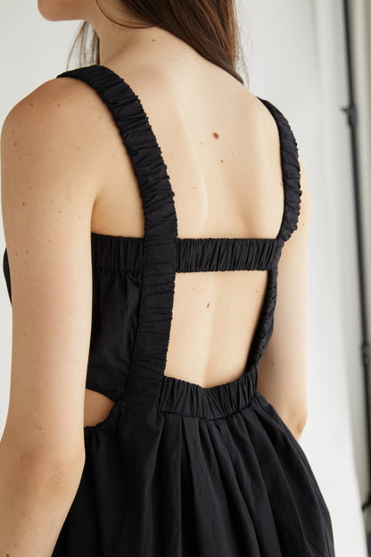 OPEN BACK CUT OUT DRESS