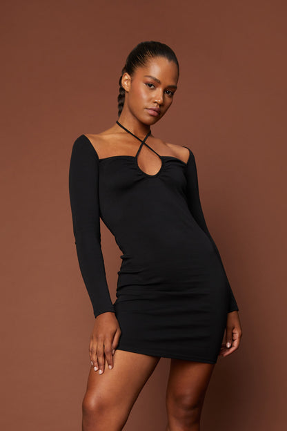 HALTER DRESS
