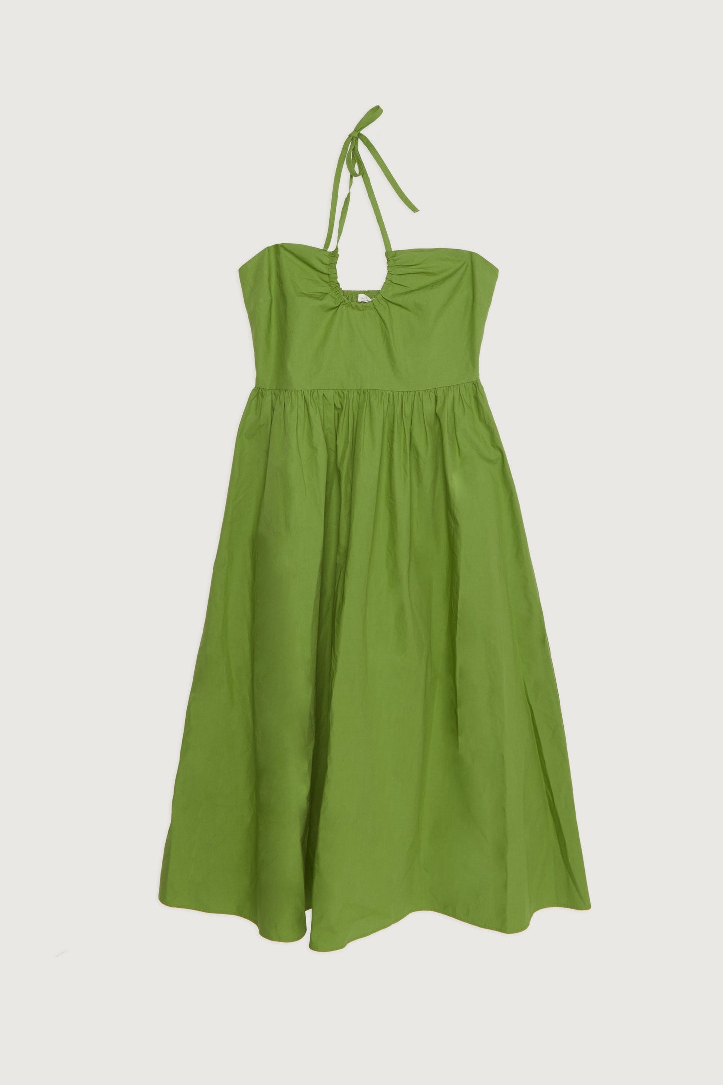 HALTER NECK MIDI DRESS