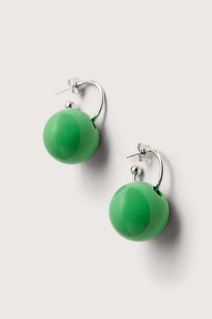 HOOP EARRING WITH SPHERE