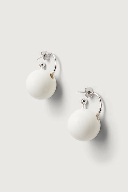 HOOP EARRING WITH SPHERE