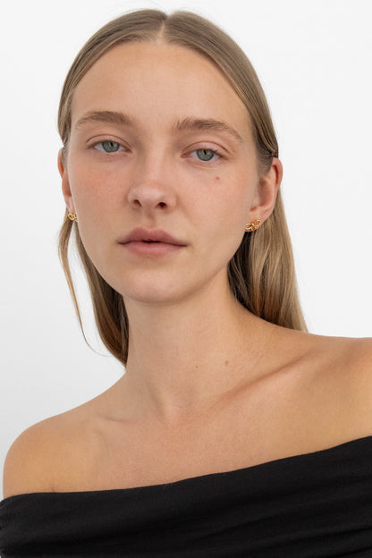 BOW STUD EARRINGS