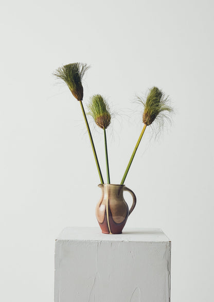 Mollie Milton Slipware Jug | Terracotta/Cream