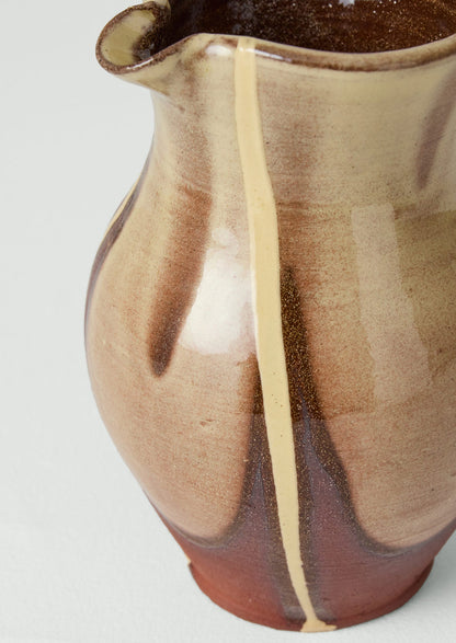 Mollie Milton Slipware Jug | Terracotta/Cream