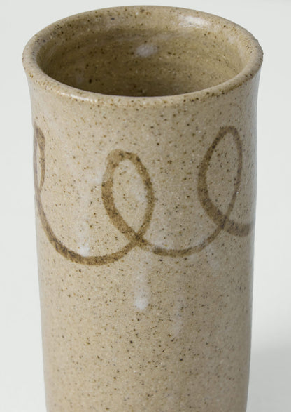 Skye Corewijn Wave Vase | Buff Stone