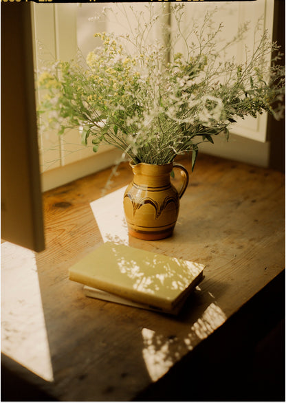 Matt Grimmitt Slipware Jug | Honey/Terracotta