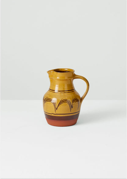 Matt Grimmitt Slipware Jug | Honey/Terracotta
