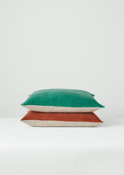 Square Velvet Cushion Cover | Absinthe Green
