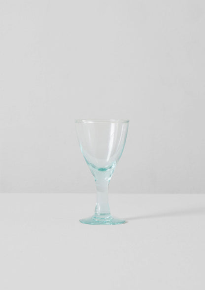 Recycled Bolivian Wine Glasses Set | Clear