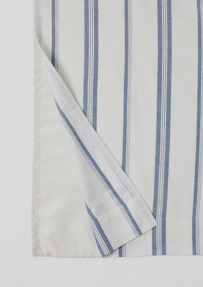 Sail Stripe Shower Curtain | Chalk/Aegean Blue